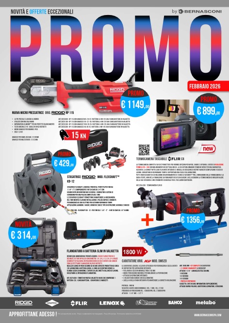 Bernasconi - Preisliste Promo febbraio 2026