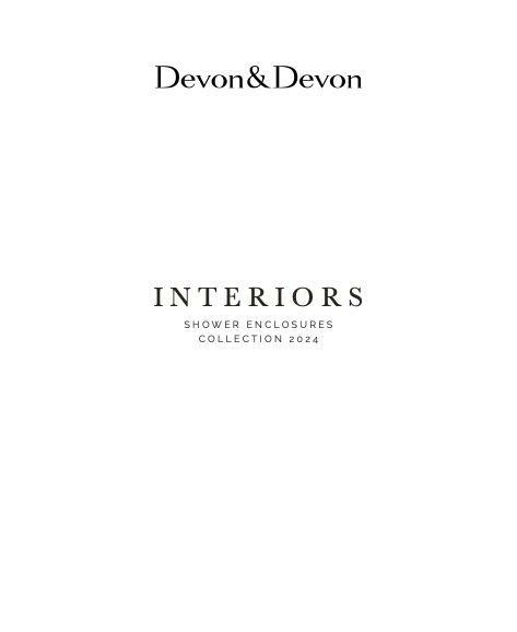 Devon&Devon - 价目表 Shower Enclosures