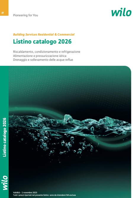 Wilo - Listino prezzi 2026