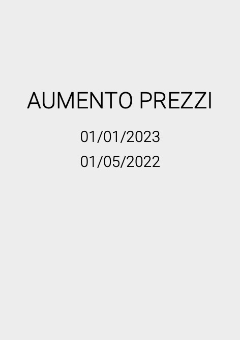 Dornbracht - Listino prezzi Aumento Prezzi