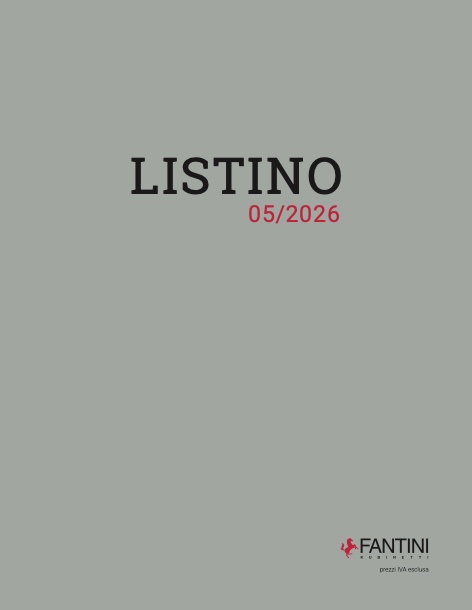 Fantini - Listino prezzi 05/2026 (Rev. 01)