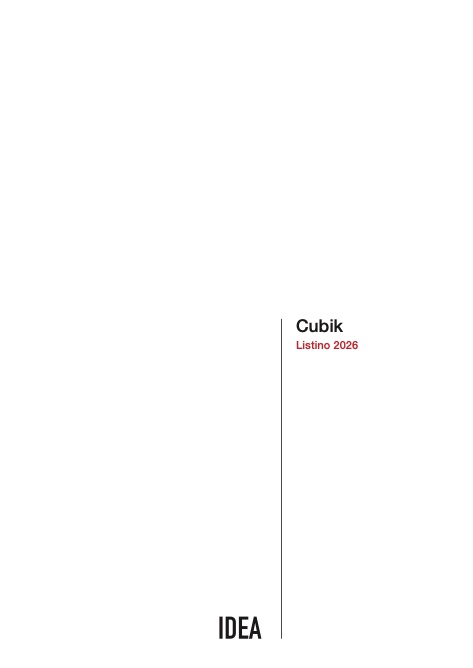 Idea Group - Listino prezzi Cubik