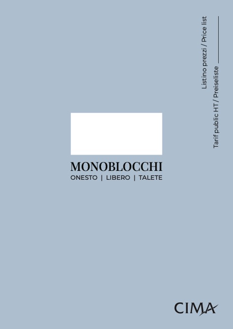 Tda - 价目表 Monoblocchi