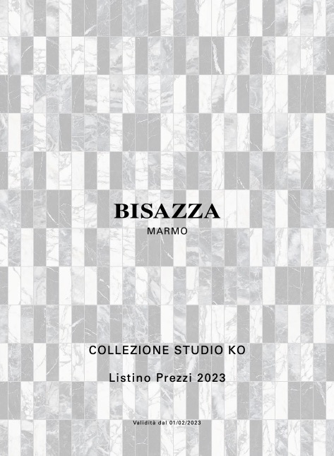 Bisazza - Listino prezzi Marmo | Collezione Studio KO