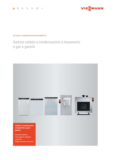 Viessmann - 目录 Gamma caldaie a condensazione a basamento