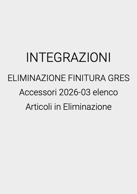 Inda - Listino prezzi INTEGRAZIONI
