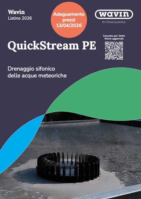 Wavin - Listino prezzi QuickStream PE Aprile 2026