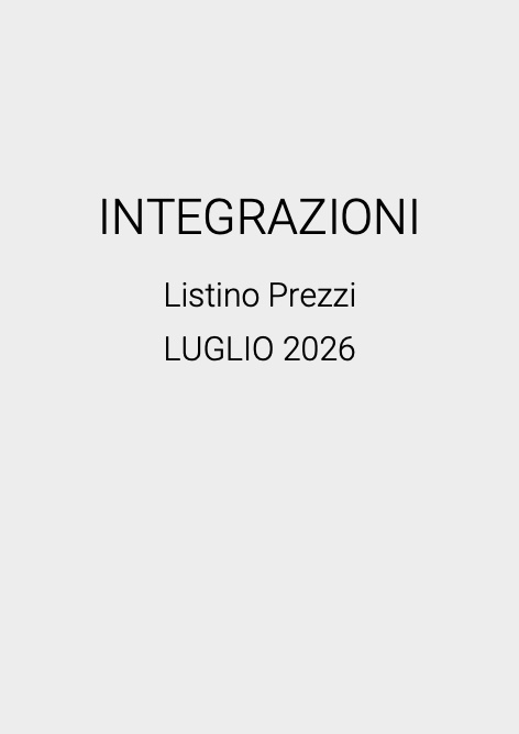 Immergas - Listino prezzi INTEGRAZIONI