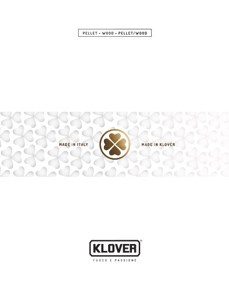 Klover - Catalogo Generale PELLET • W00D • PELLET-W00D