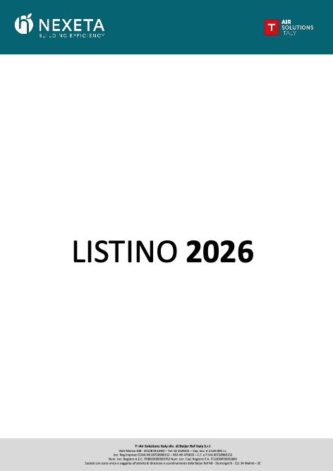 Toshiba Italia Multiclima - Listino prezzi NEXETA