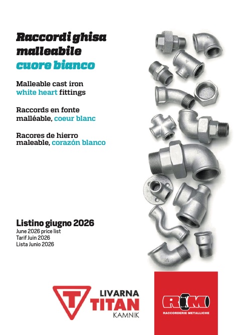 Raccorderie Metalliche - Listino prezzi Ghisa | Giugno 2026