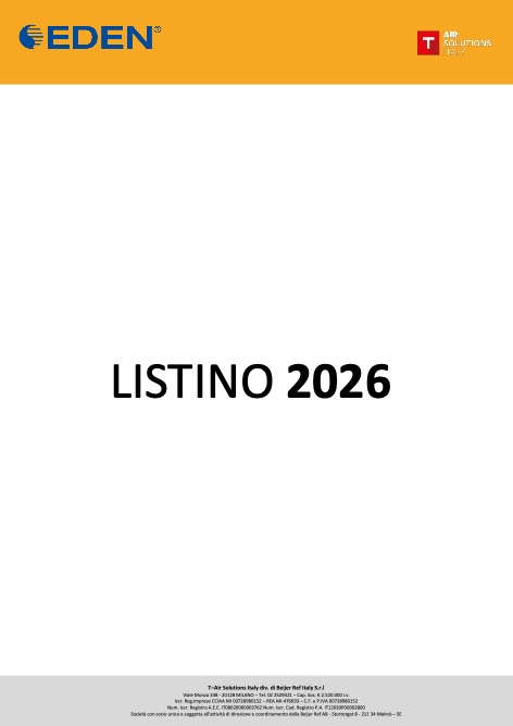 Toshiba Italia Multiclima - Liste de prix 2026 - Rev. 1