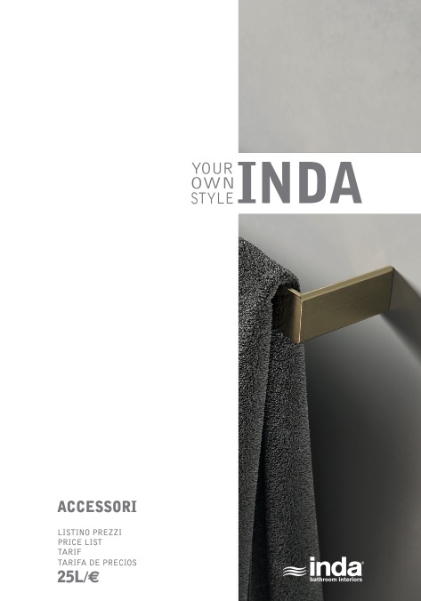 Inda - 价目表 Accessori