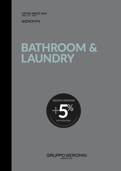 Hafro - Geromin - Listino prezzi Bathroom & Laundry
