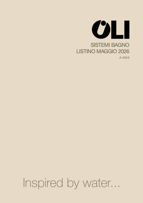 Oli - Listino prezzi SISTEMI BAGNO_A100-3 2026