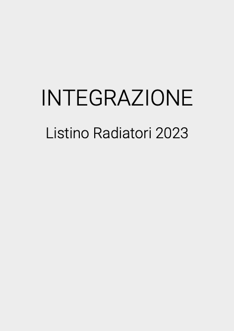 Irsap - Listino prezzi INTEGRAZIONI