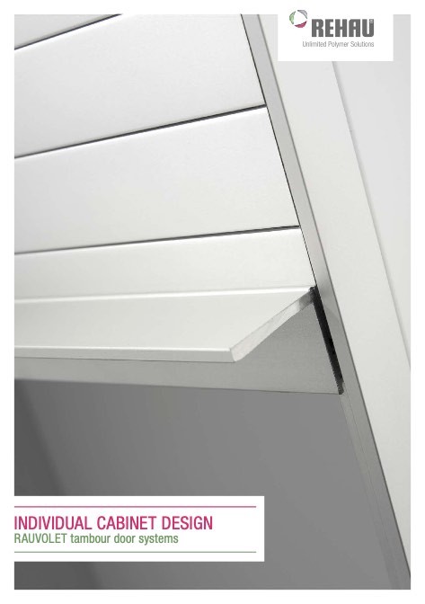 Rehau - 目录 Individual cabinet design