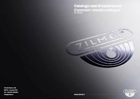 Zilmet - Listino prezzi Vasi espansione