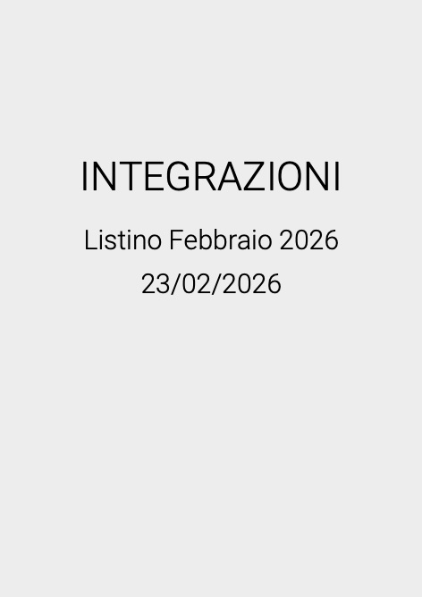 Bernasconi - Preisliste INTEGRAZIONI