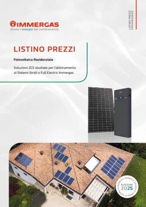 Immergas - 价目表 Fotovoltaico Residenziale