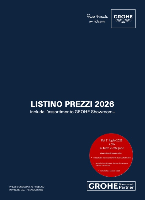 Grohe - Listino prezzi Luglio 2026