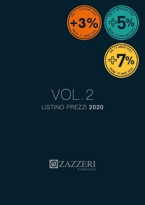 Zazzeri - 价目表 Vol.2 (agg.to 04/2022)