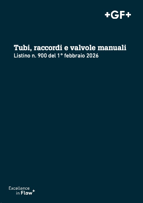 Georg Fischer - Preisliste Nr. 900 | Tubi, raccordi e valvole manuali