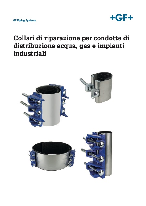 Georg Fischer - Listino prezzi Collari di riparazione per condotte di distribuzione acqua, gas e impianti industriali