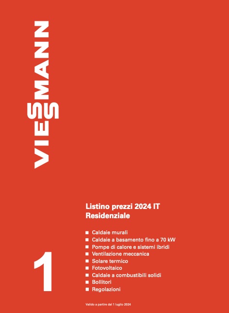 Viessmann - 价目表 1 - Residenziale 2024