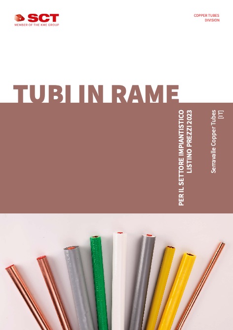 Serravalle Copper Tubes - Listino prezzi 2023