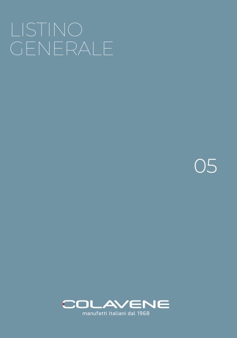Colavene - Listino prezzi GENERALE 026