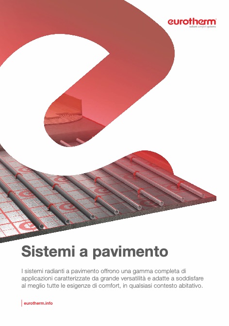 Eurotherm - 目录 SISTEMI RADIANTI A PAVIMENTO