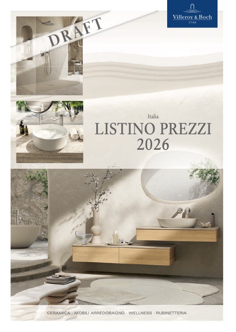 Villeroy&Boch - Listino prezzi 2026