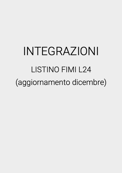 Fimi - Listino prezzi INTEGRAZIONI