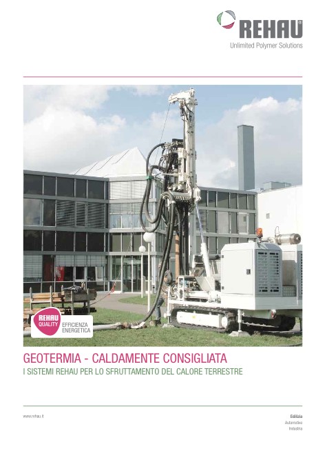 Rehau - 目录 Geotermia caldamente consigliata