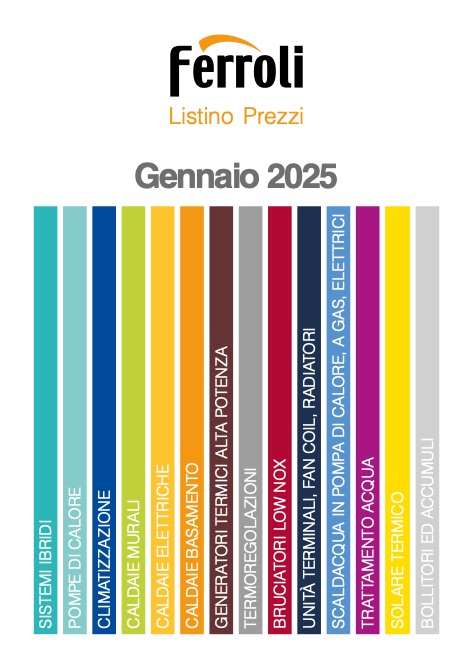 Ferroli - 价目表 Gennaio 2025