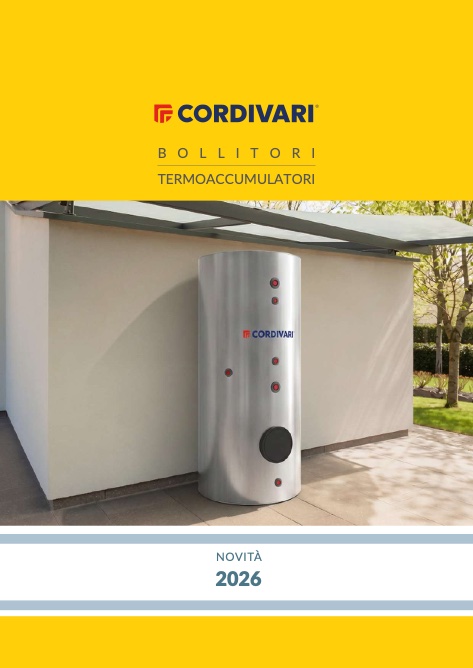 Cordivari - Listino prezzi Novità Bollitori e Termoaccumulatori