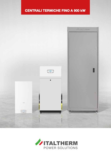 Italtherm - 目录 CENTRALI TERMICHE FINO A 900 kW