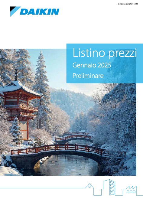 Daikin Riscaldamento - Liste de prix Preliminare 2025