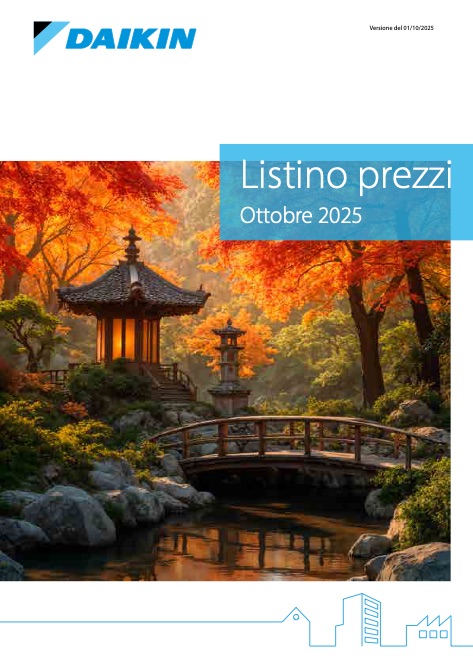 Daikin - Listino prezzi Ottobre 2025
