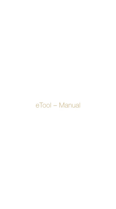 Dornbracht - Catalogo eTool - Manual