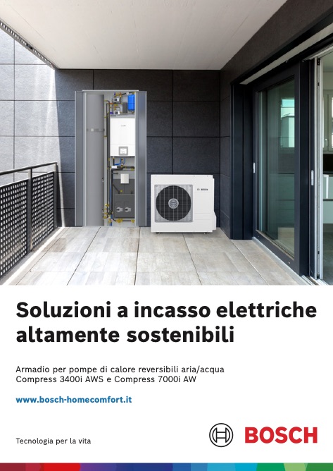 Bosch Termotecnica - 目录 Armadio per pompe di calore reversibili aria/acqua Compress 3400i AWS e Compress 7000i AW