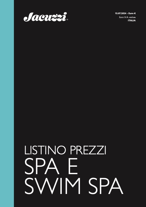 Jacuzzi - Listino prezzi Spa e Swim Spa