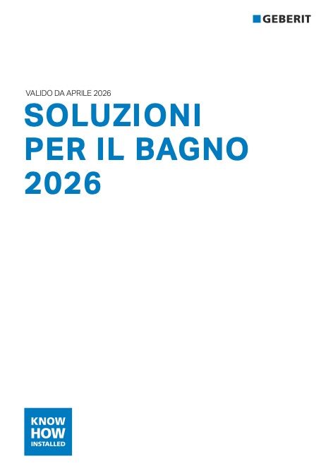 Geberit - Listino prezzi Soluzioni per il bagno