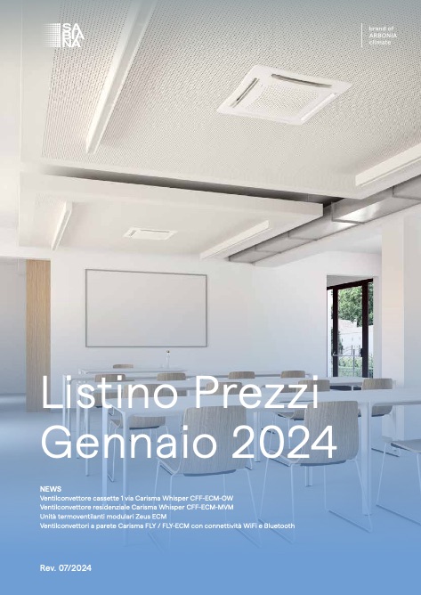 Sabiana - Listino prezzi Gennaio 2024 (Rev.07 - 2024)