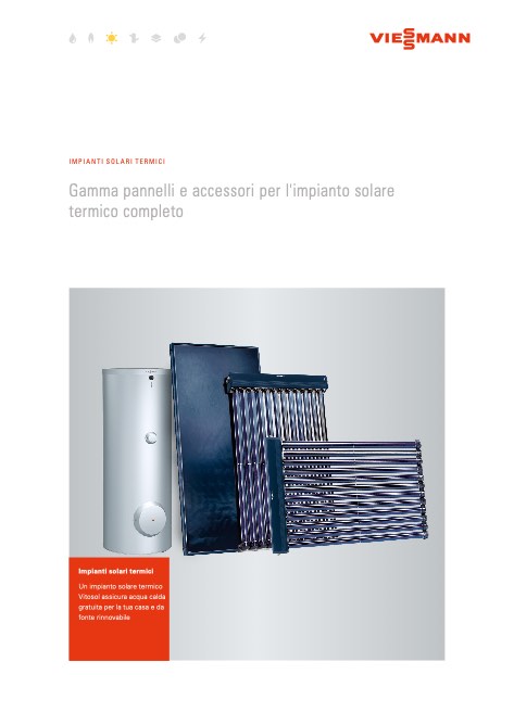 Viessmann - 目录 IMPIANTI SOLARI TERMICI