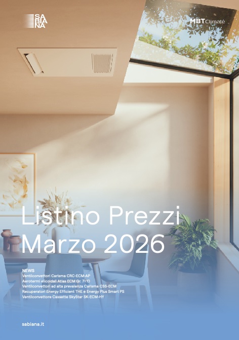 Sabiana - Listino prezzi Settembre 2026