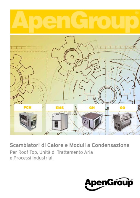 Apen Group - 目录 Scambiatori Calore | Moduli Condensazione