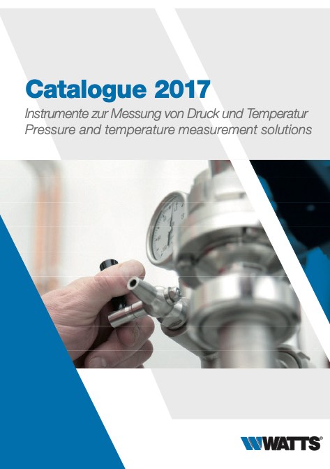 Watts - 目录 Pressure and temperature measurement