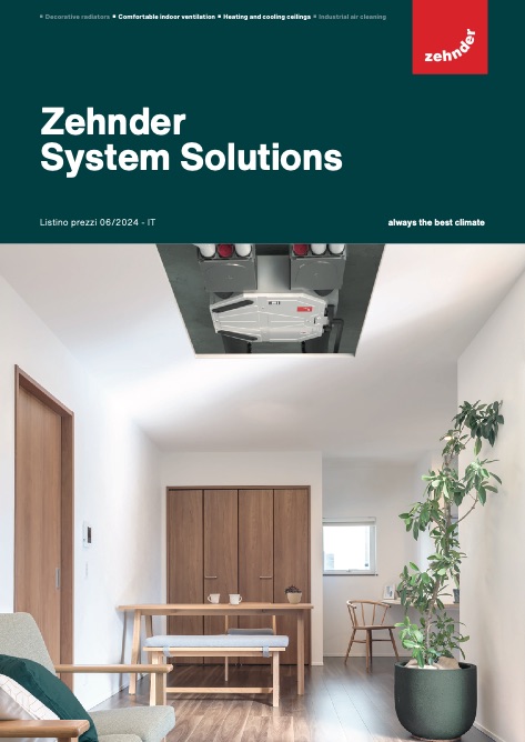 Zehnder Systems - Listino prezzi 06/2024